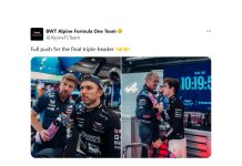 El esperanzador posteo de Alpine con Colapinto y Gasly en la previa del GP de Las Vegas de la F1