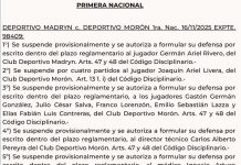 El Tribunal de Disciplina de la AFA dio a conocer el fallo tras la batalla campal en Deportivo Madryn-Morón: los nueve suspendidos