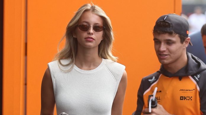 La tajante respuesta de la novia de Lando Norris tras la polémica por la aparición de las parejas de los pilotos de F1 en la TV
