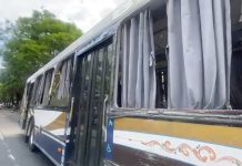 Palermo: cinco personas sufrieron heridas por un choque entre colectivos de las líneas 59 y 39