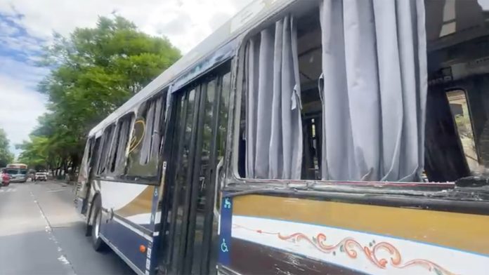 Palermo: cinco personas sufrieron heridas por un choque entre colectivos de las líneas 59 y 39