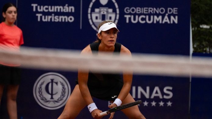 Solana Sierra cumplió con los pronósticos y hay tres argentinas en cuartos de final del WTA 125 de Tucumán