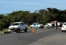 Tragedia en Mar del Plata: un motociclista chocó contra un auto, salió despedido y fue impactado por una camioneta