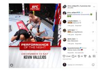 El argentino Kevin Vallejos hizo historia en UFC: venció a una leyenda con un brutal nocaut y dio un paso clave para su futuro