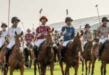 El polo argentino desembarcó en Doha: polistas y caballos nacionales fueron condecorados en la primera edición qatarí