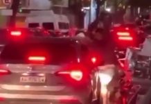 Video: brutal pelea entre un motociclista y un automovilista en Almagro