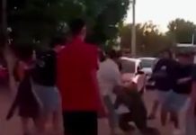 Otra pelea a la salida de un boliche: más de diez jóvenes se enfrentaron a golpes en Neuquén