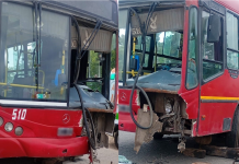 Tragedia en Merlo: iba en moto con su hija y su nieto de tres meses, chocaron con un colectivo y murieron