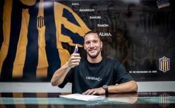 Tras su salida de River Plate, Jeremías Ledesma fue presentado como refuerzo de Rosario Central