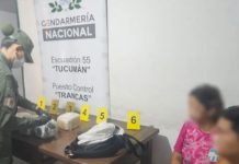 Acompañada de su hija menor de edad, transportaba casi 4 kilos de marihuana en un micro que viajaba a Mendoza