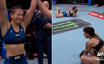 La argentina Ailín Pérez sigue imparable en la UFC: ganó su sexta pelea consecutiva y realizó su tradicional festejo