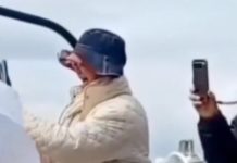 La insólita reacción de un grupo de turistas chinos que se cruzó con una protesta gremial en Tierra del Fuego