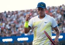 Sebastián Báez le ganó un partido caliente a Cristian Garín y sacó boleto para los cuartos de final del Chile Open