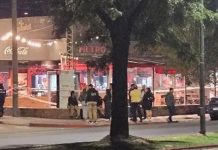 Balearon a un jefe policial de Córdoba durante una pelea entre “naranjitas” y está grave