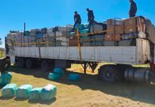 Contrabandeaban una gran carga de mercadería valuada en 150 millones de pesos y fueron detenidos en Córdoba