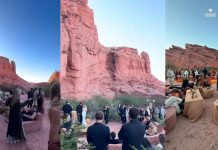 El Gobierno de Salta informó que aplicará una multa “ejemplificadora” a los organizadores del Casamiento en la Quebrada de las Conchas