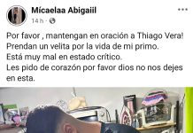 El joven impactado por una garrafa en la cabeza en medio del incendio fue operado