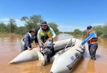 La crecida del Bermejo provocó inundaciones y aisló a comunidades en Salta