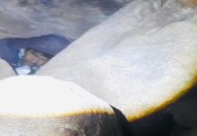 La impactante imagen del acusado del femicidio de Natalia Cruz, capturado en una cueva de la precordillera