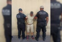 La Policía detuvo a un hombre que atacaba a su ex con un cuchillo en Constitución: el video del tenso traslado al hospital