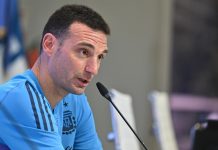 Lionel Scaloni habla antes del amistoso de la selección argentina ante Mauritania en la Bombonera