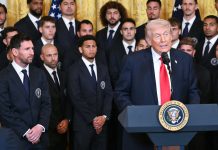 Messi, en la Casa Blanca con Trump: el homenaje al Inter Miami por el título en la MLS