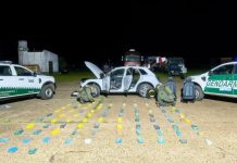 Una joven de 23 años fue detenida en Corrientes con casi 90 kilos de cocaína escondidos en su auto