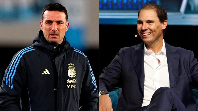 “¿Vas a parar de ganar alguna vez?“: el desconocido vínculo entre Lionel Scaloni y Rafa Nadal y el ”duelo» de mensajes cruzados
