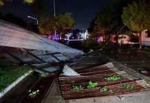 Voladura de techos y árboles caídos: un temporal provocó destrozos en el sur de Córdoba