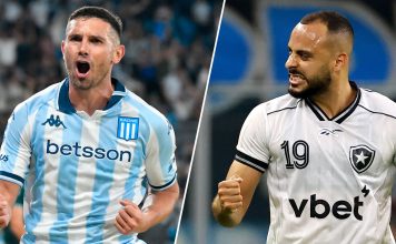 Racing vence a Botafogo desde los tres minutos y alcanza el segundo triunfo en la Copa Sudamericana