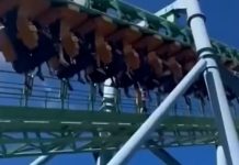 Susto en el Parque de La Costa: falló una montaña rusa y las personas quedaron colgadas durante 20 minutos