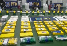 Descubrieron una cocina de cocaína en la villa Rodrigo Bueno de Puerto Madero: 77 kilos incautados y 7 narcos peruanos detenidos