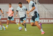 Las perlitas de la práctica abierta de la Selección: de Messi en el once titular ante Islandia al trabajo especial del Dibu Martínez