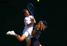 El brutal accidente de una tenista con una alcanzapelotas que sembró preocupación durante un partido de Wimbledon