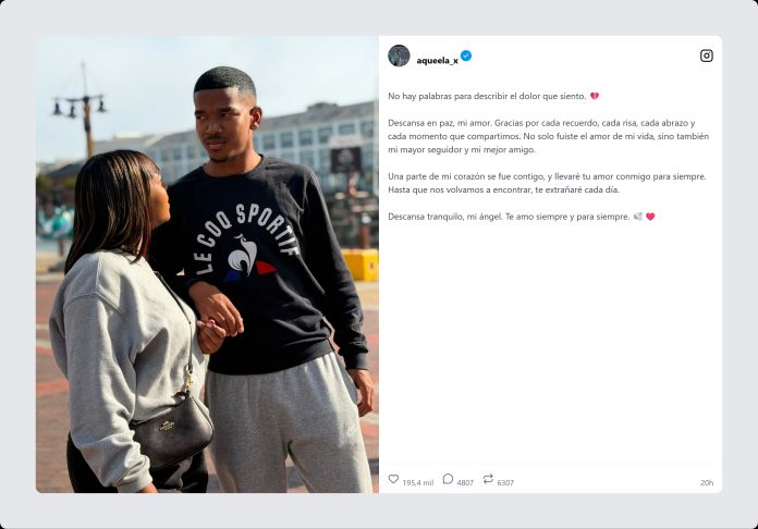 La devastadora carta de despedida de la pareja de Jayden Adams tras la muerte del futbolista sudafricano: “Descansa en paz, mi amor”