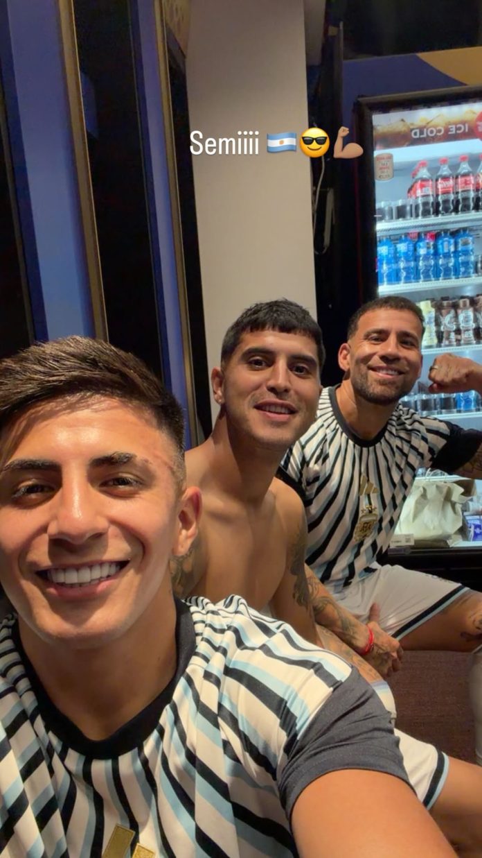 La intimidad de los festejos de Argentina tras clasificar a la semifinal del Mundial: todos los hits que sonaron en el vestuario