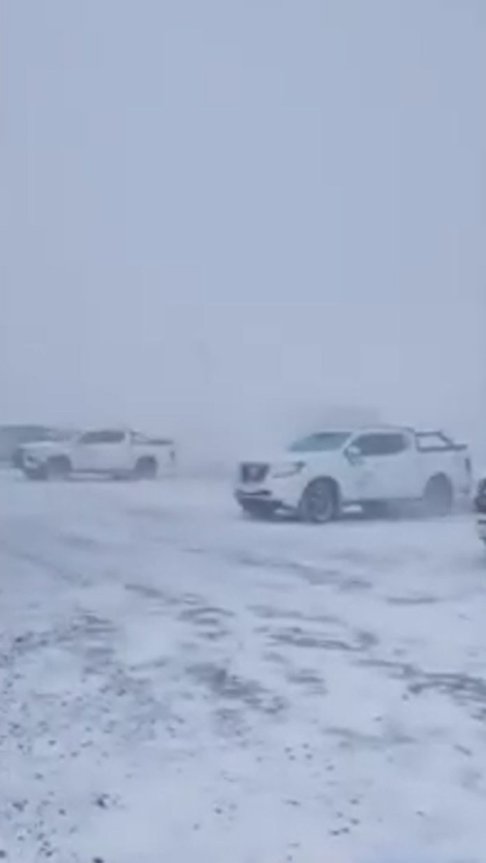 Ola polar: frío, lluvia y un fuerte temporal de nieve azota varias regiones cordilleranas del país