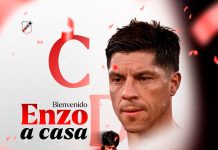 Tras el fugaz paso por Argentinos Juniors, Enzo Pérez fue presentado en su nuevo club: “De vuelta acá en casa”