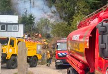 Imputaron a un hombre por presuntamente haber originado el incendio cercano a un centro de salud de Bariloche