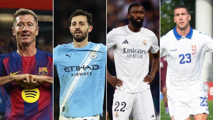 Las 10 figuras del fútbol que terminan contrato con sus clubes y podrían cambiar de equipo antes del Mundial 2026