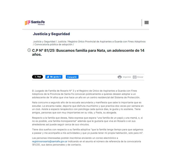 Más de 500 familias se anotaron para adoptar a un adolescente de 14 años que fue abusado y abandonado por sus padres