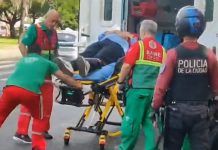 Chocaron dos colectivos de la misma línea en el barrio porteño de Saavedra: un chofer herido