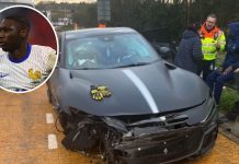 El duro accidente que sufrió Randal Kolo Muani en su Ferrari a horas de disputar un partido clave por la Champions League