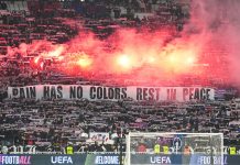 El emotivo minuto de silencio y los conmovedores homenajes por el fatal accidente en el que murieron 7 fanáticos del PAOK de Grecia