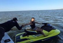 El momento del rescate del turista argentino que pasó más de 10 horas en la costa de Uruguay y no quería ser asistido