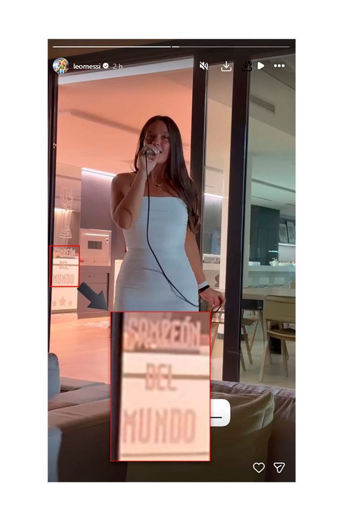 Las dos referencias a la selección argentina en la casa de Messi que enloquecieron a los fanáticos