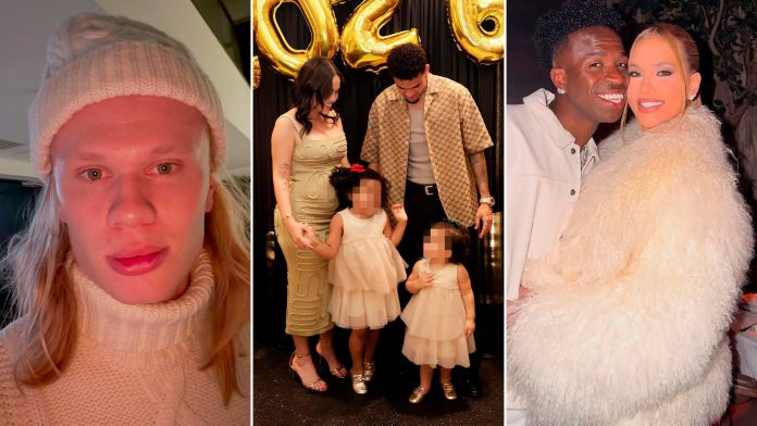 Los looks de las estrellas del fútbol mundial en la celebración de Año Nuevo con Neymar, Lewandowski y Vinicius Jr, en el foco