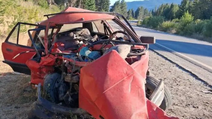 Murió un bombero que volvía de combatir el fuego en Chubut en un trágico accidente en la ruta 40