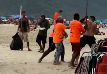 Un argentino fue atacado a palazos en una playa de Brasil: el video de la violenta escena y los motivos