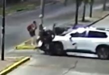 Un automovilista cruzó en rojo y casi mata a un motociclista en Pacheco: dio positivo al narcotest